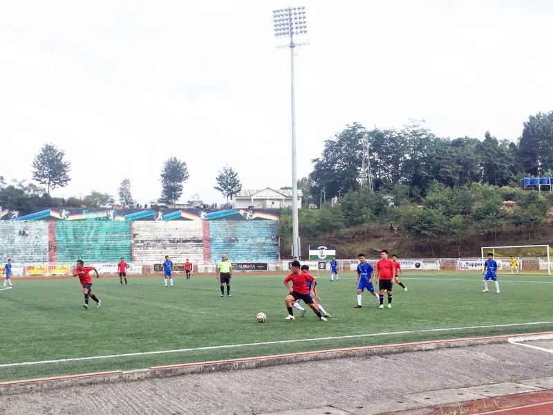 A match between A Yhome FC and Tsiesema Basa Youth on October 26